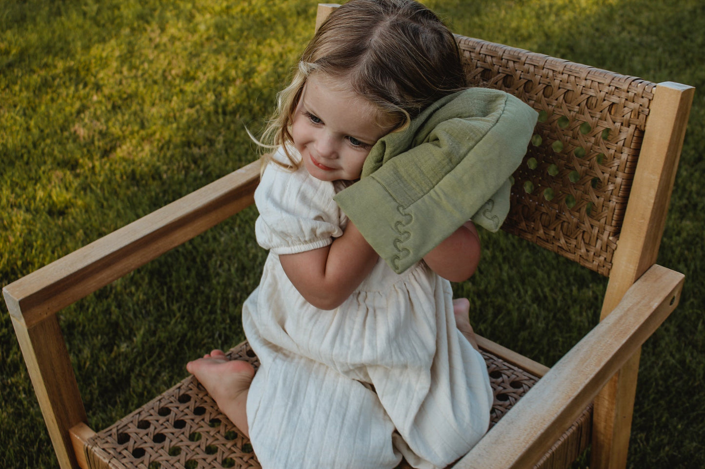 Mini Cozy: Organic Cotton Lovey Blanky - Cozy-hearted