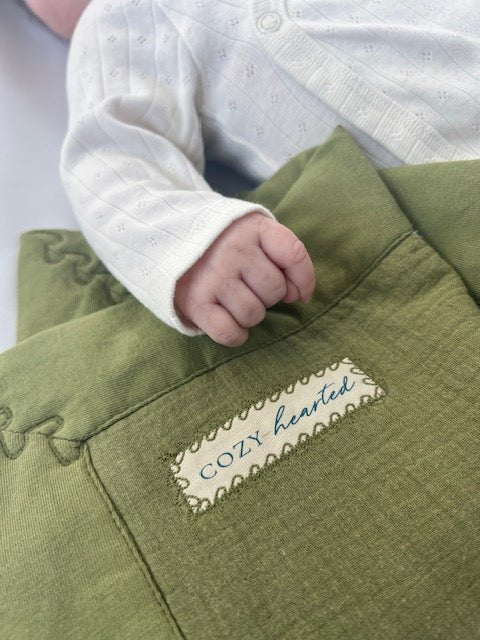 Mini Cozy: Organic Cotton Lovey Blanky - Cozy-hearted