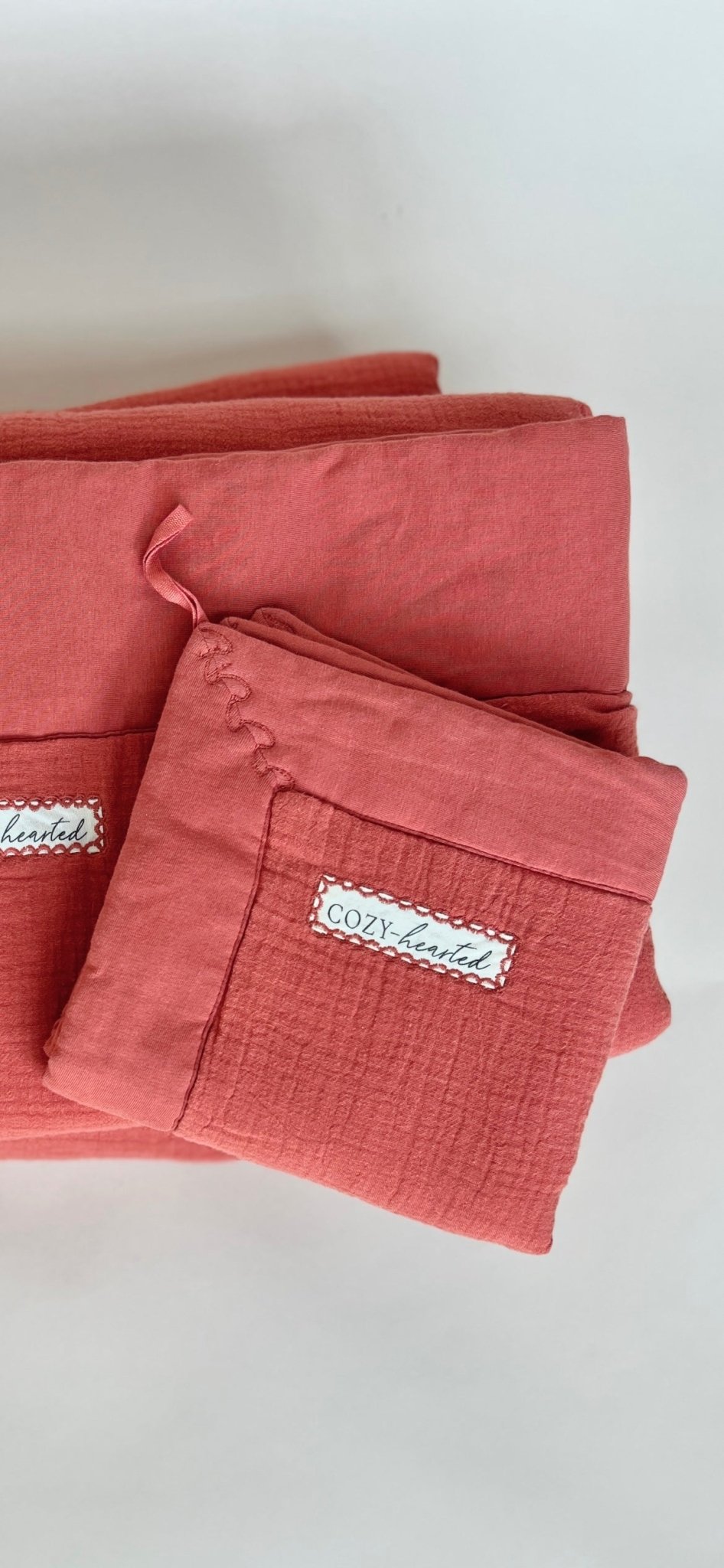 Mini Cozy: Organic Cotton Lovey Blanky - Cozy - hearted