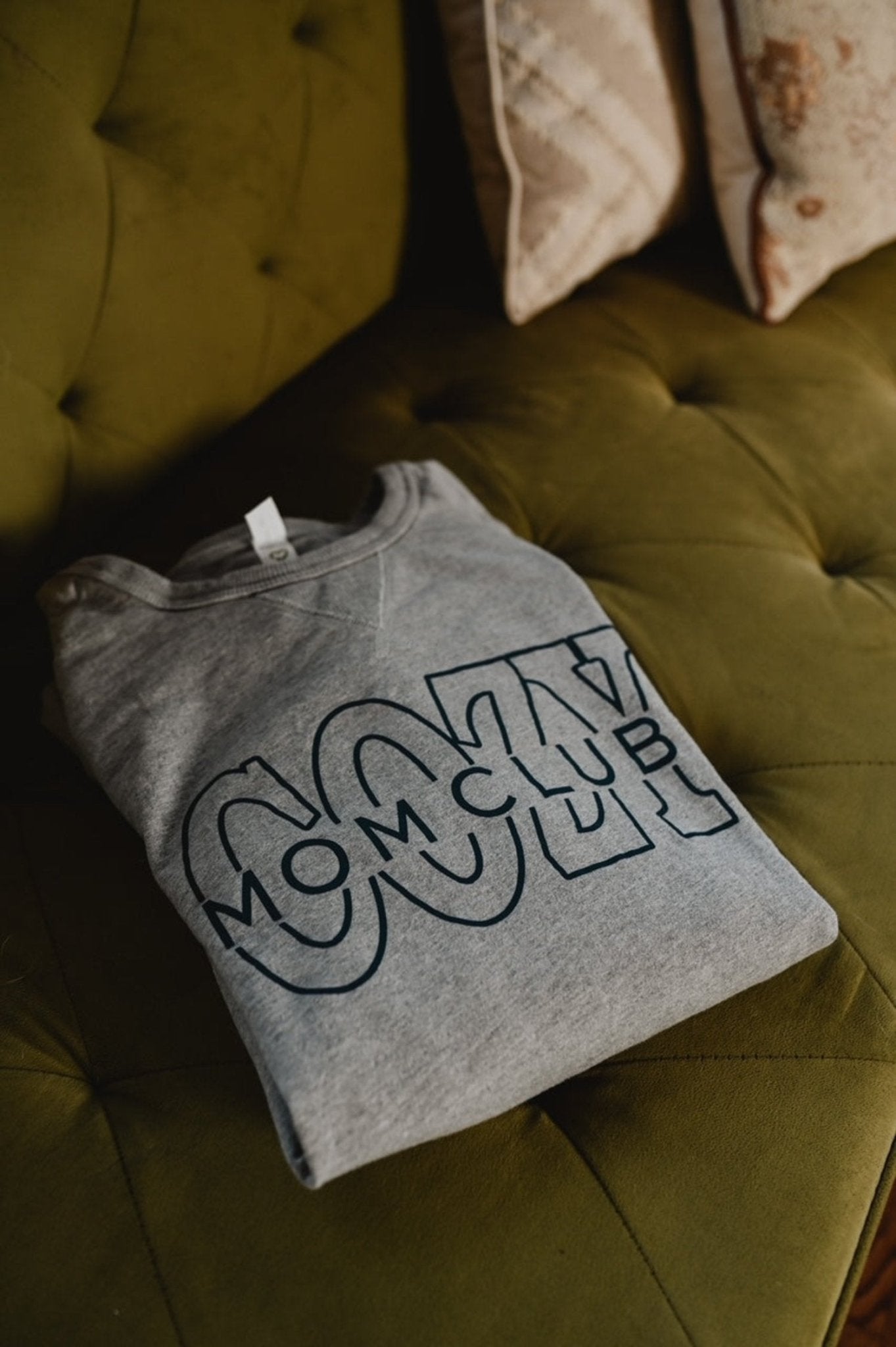 Organic Cozy Mom Club Crewneck - Cozy - hearted