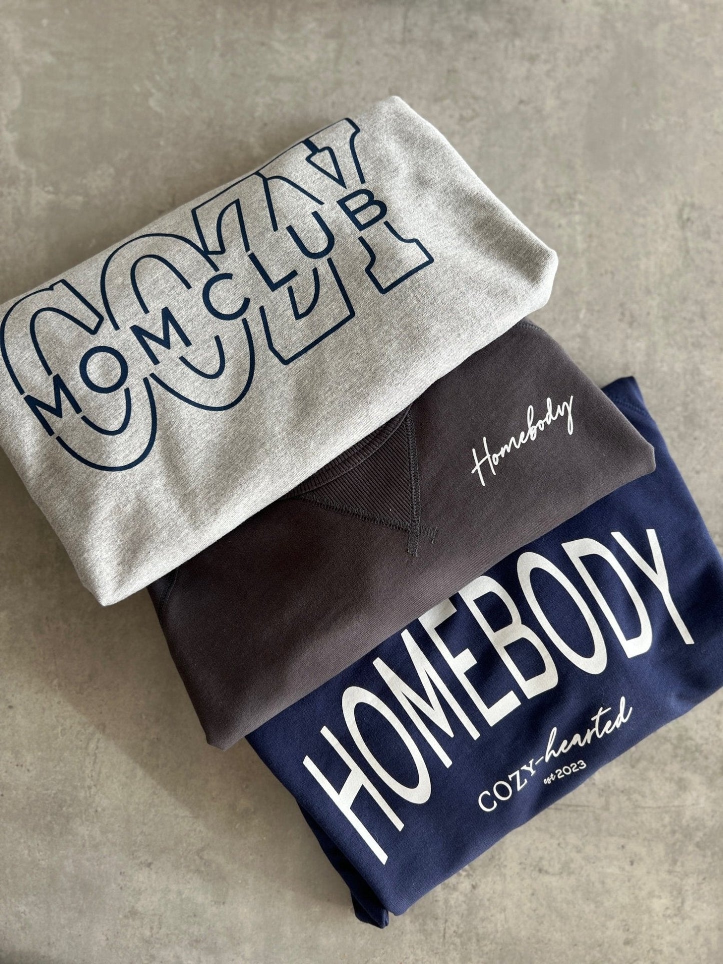 Organic Cozy Mom Club Crewneck - Cozy - hearted