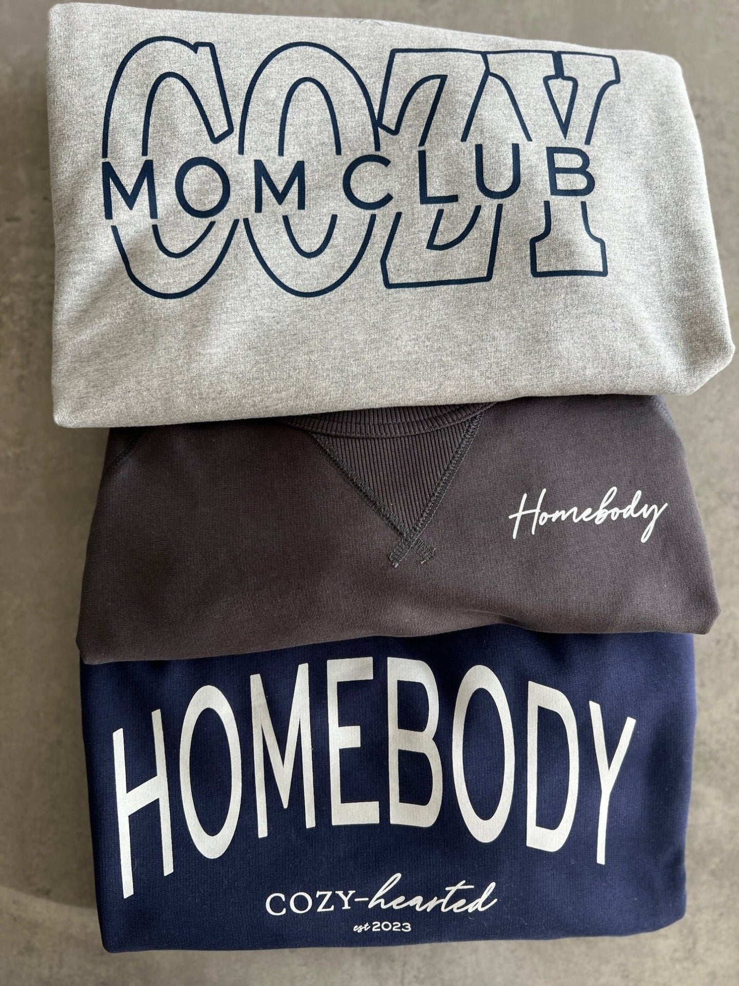 Organic Homebody Crewneck - Cozy - hearted