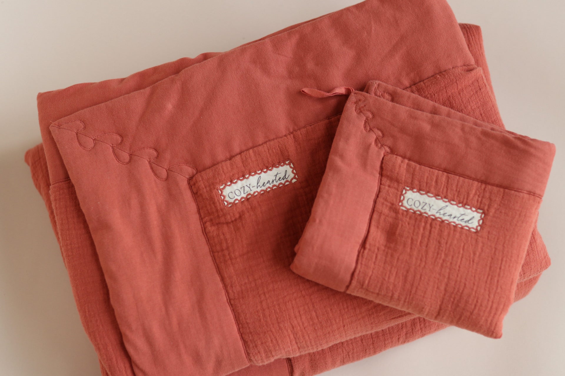 The Cozy: Organic Cotton Blanket - Cozy - hearted