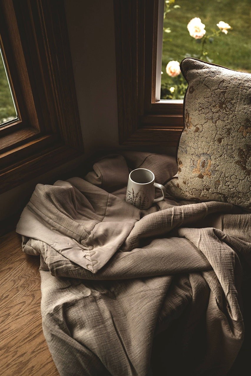 The Cozy: Organic Cotton Blanket - Cozy-hearted